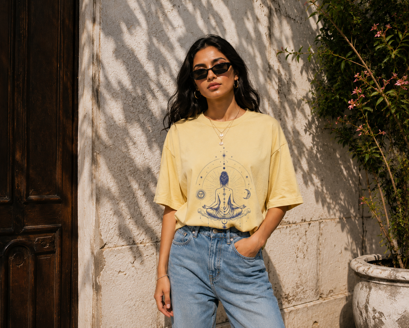 Cosmic Calm Oversized Tee